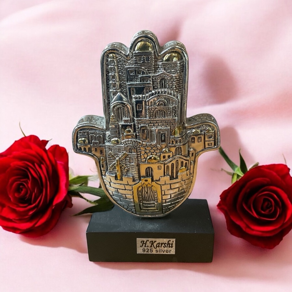 925 Silver Karshi Hamsa Hand